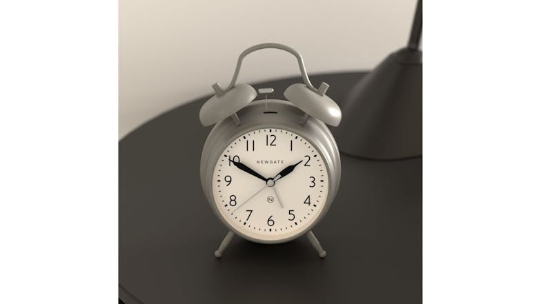 Newgate "New Covent Garden" Classic Alarm Clock - Matte Overcoat Grey