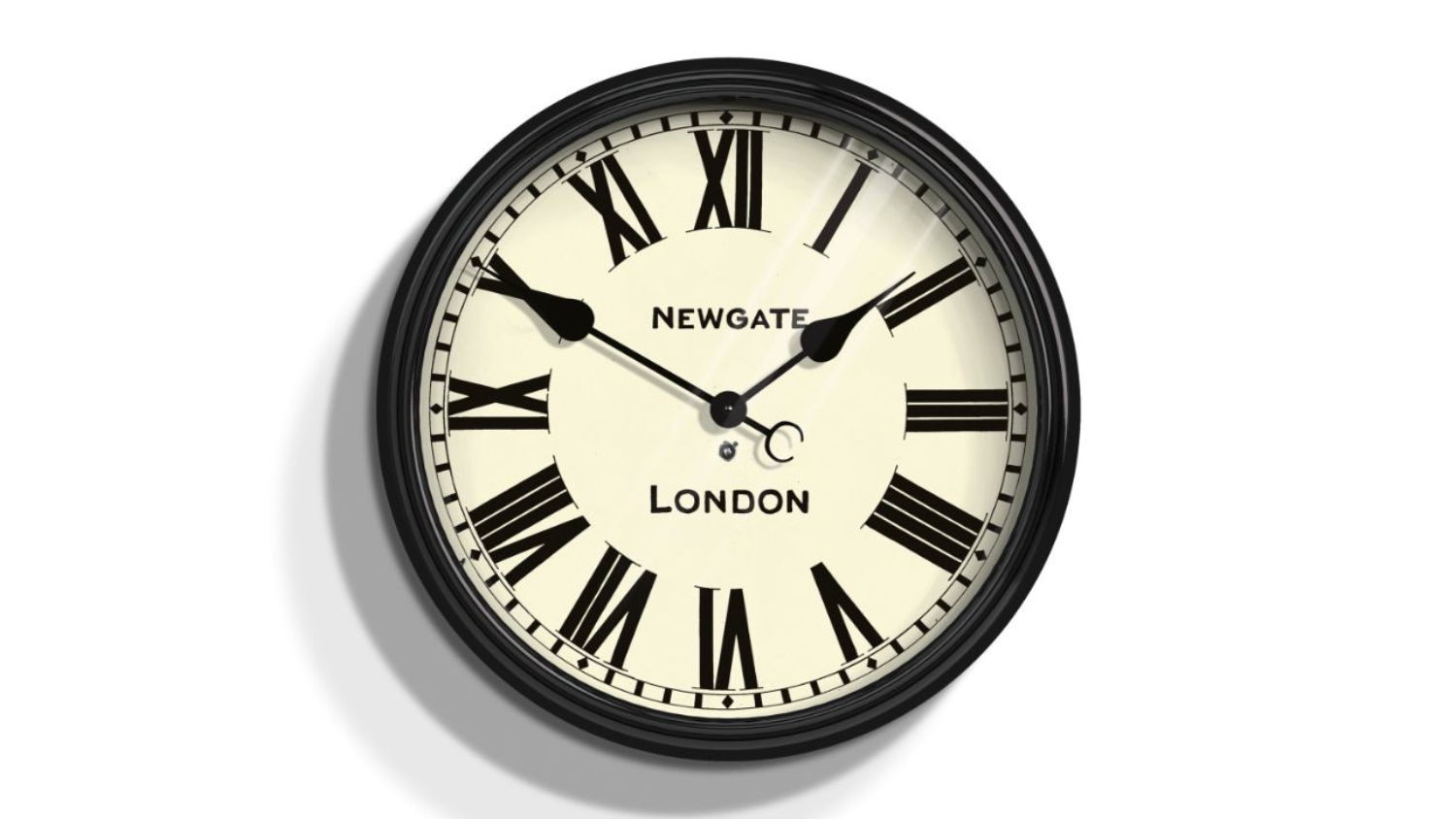Newgate "Battersby" Wall Clock - Black
