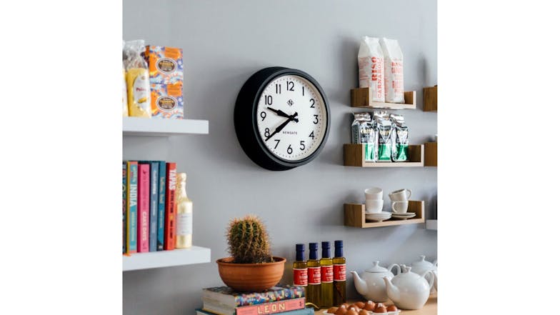 Newgate "50S Station" Wall Clock - Black