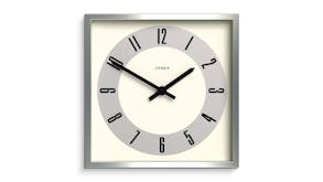 Newgate "Jones Box" Wall Clock - Silver