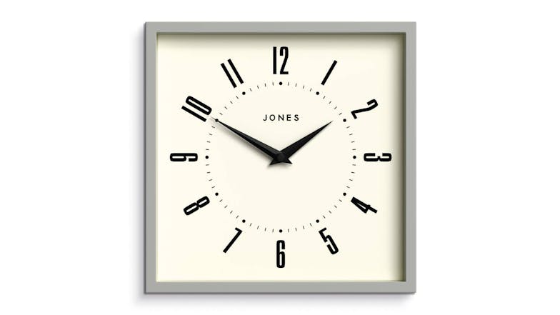 Newgate "Jones Box" Wall Clock - Grey