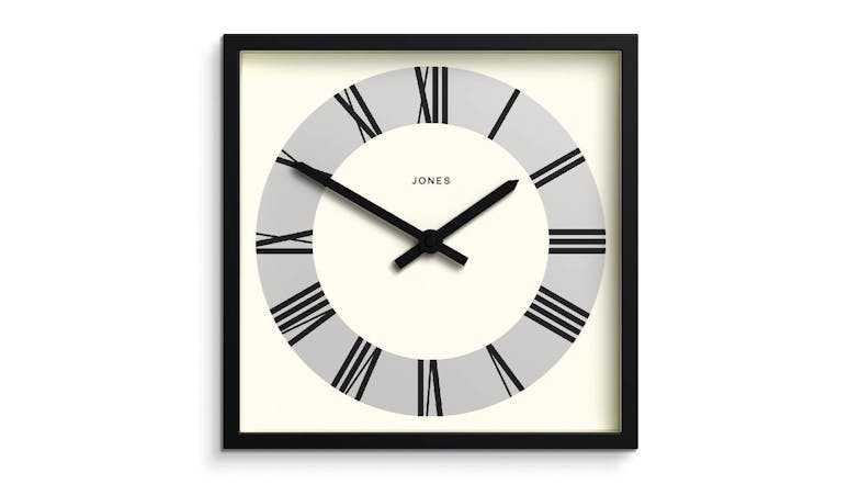 Newgate "Jones Box" Wall Clock - Matte Black