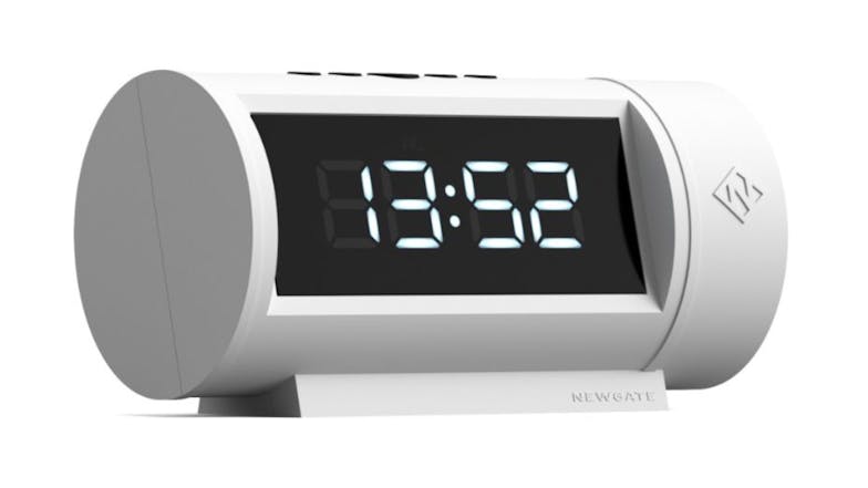 Newgate "Pil" LED Alarm Clock - White