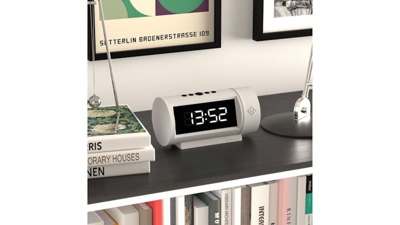 Newgate "Pil" LED Alarm Clock - White