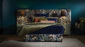 Maia Queen 3 Panel Extended Headboard Bed Frame