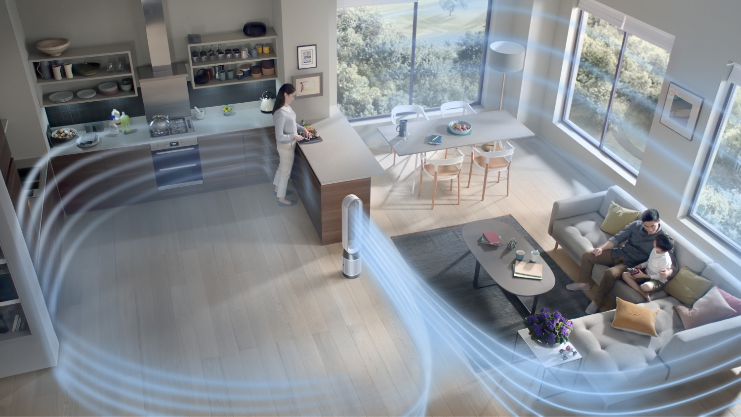 Dyson Purifier Cool (Gen 1) Tower Fan - White