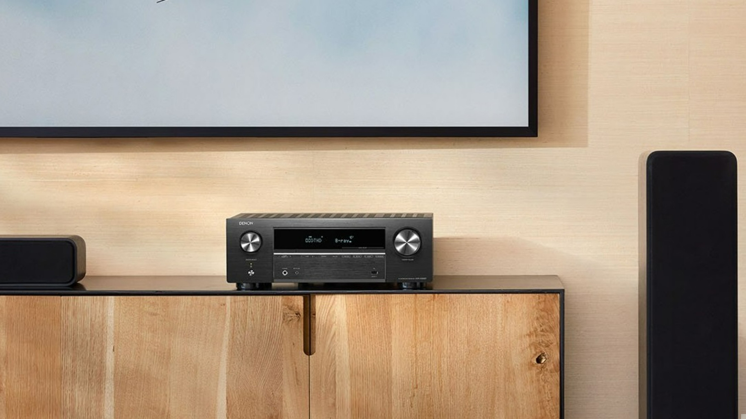 Denon 5.2 Channel Smart AV Receiver - 8K Ultra HD | BT v4.2 - Black (AVR-X580BT)