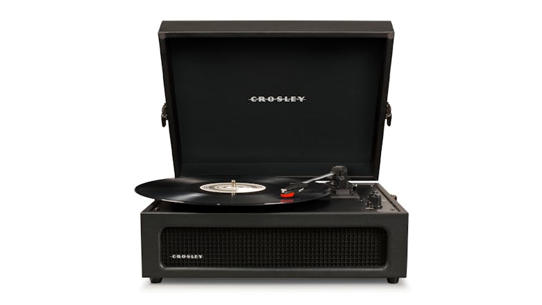 Crosley Voyager Bluetooth Turntable w/ Record Storage Display Stand - Black