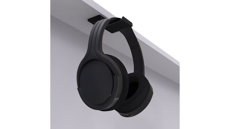 Kanto HH Universal Under-Desk Headphone Hook - Black