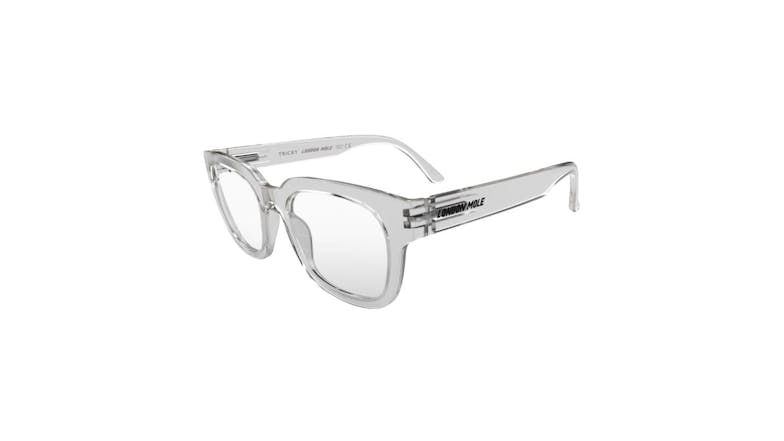 London Mole Tricky Glasses w/ Blue Light Blocker Lens - Transparent