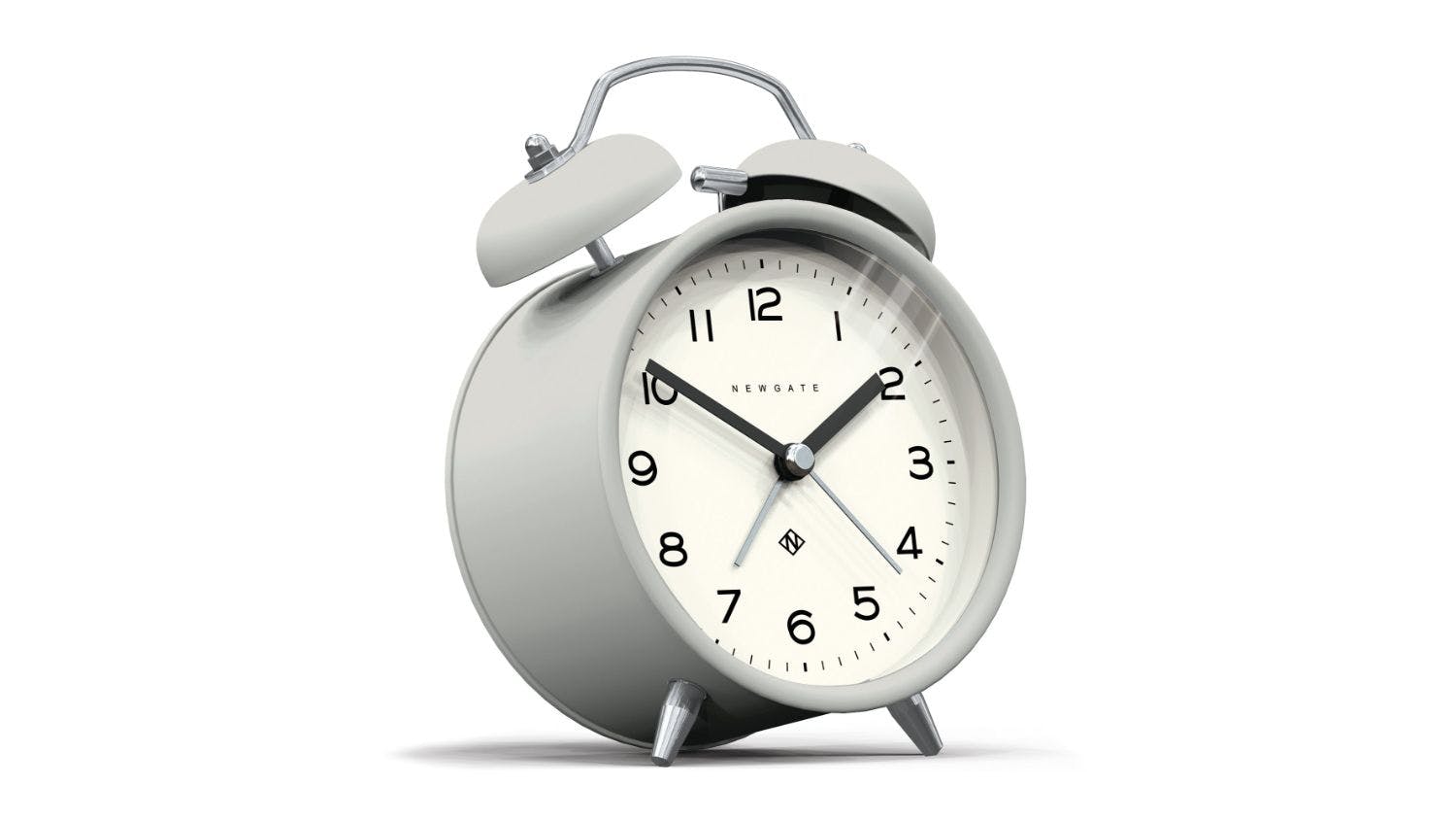 Newgate "Charlie Bell Echo" Classic Alarm Clock - Posh Grey