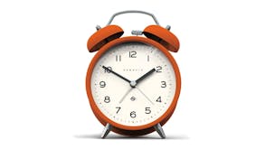 Newgate "Charlie Bell Echo" Classic Alarm Clock - Matte Orange