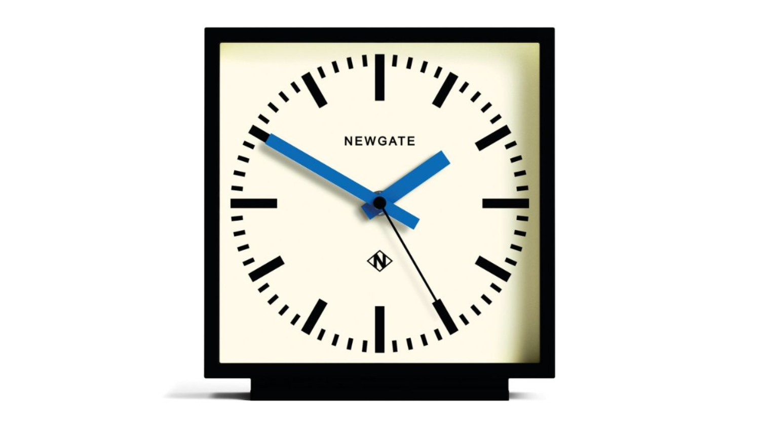 Newgate "Amp" Mantel Clock -  Black/Blue