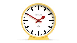 Newgate "Railway Dial" Mantel Clock - Cheeky Yellow