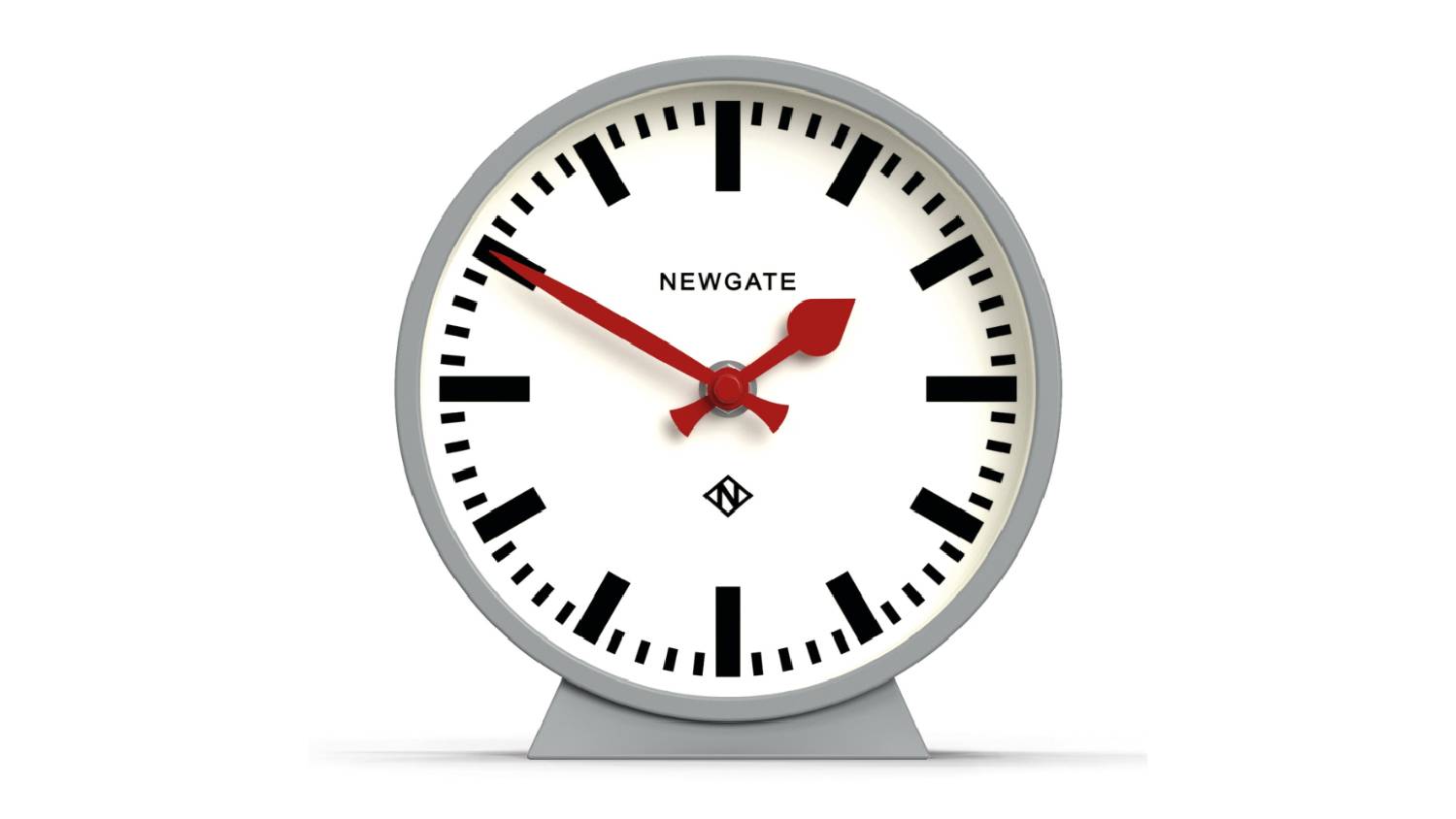 Newgate "Railway Dial" Mantel Clock - Posh Grey
