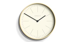 Newgate "Mr. Clarke" Wall Clock - Pale Wood/Cream Dial