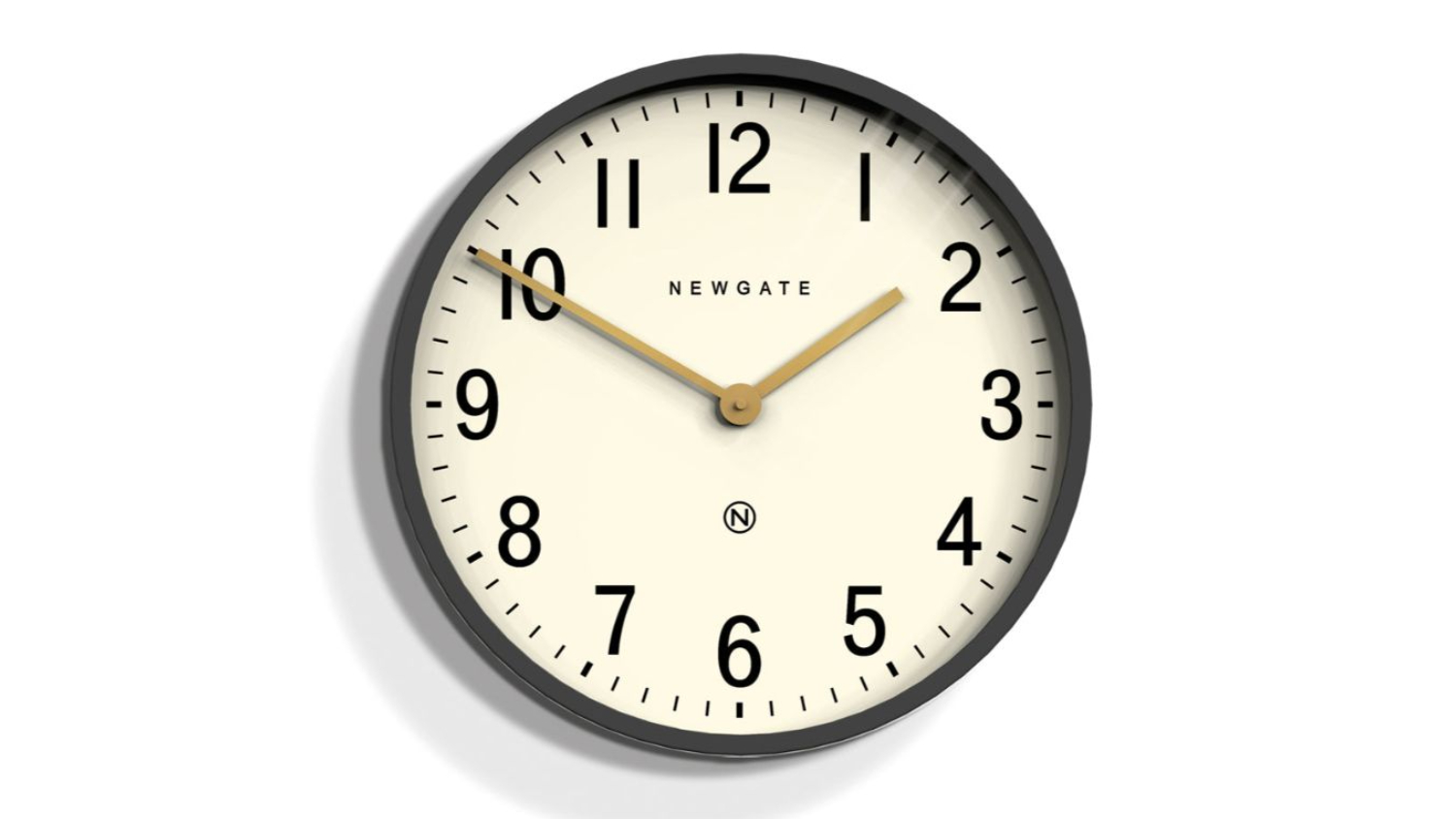 Newgate "Mr. Edwards" Wall Clock - Matte Grey