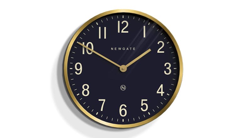 Newgate "Mr. Edwards" Wall Clock - Brass