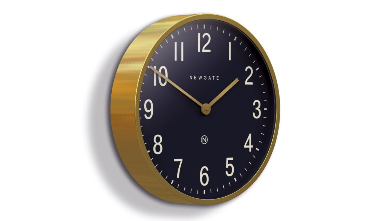 Newgate "Mr. Edwards" Wall Clock - Brass