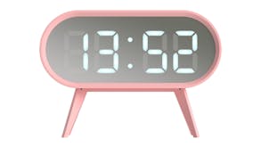 Newgate "Space Hotel Cyborg" LED Alarm Clock - Pink
