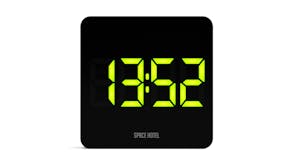 Newgate "Space Hotel Orbatron" LED Alarm Clock - Black/Green