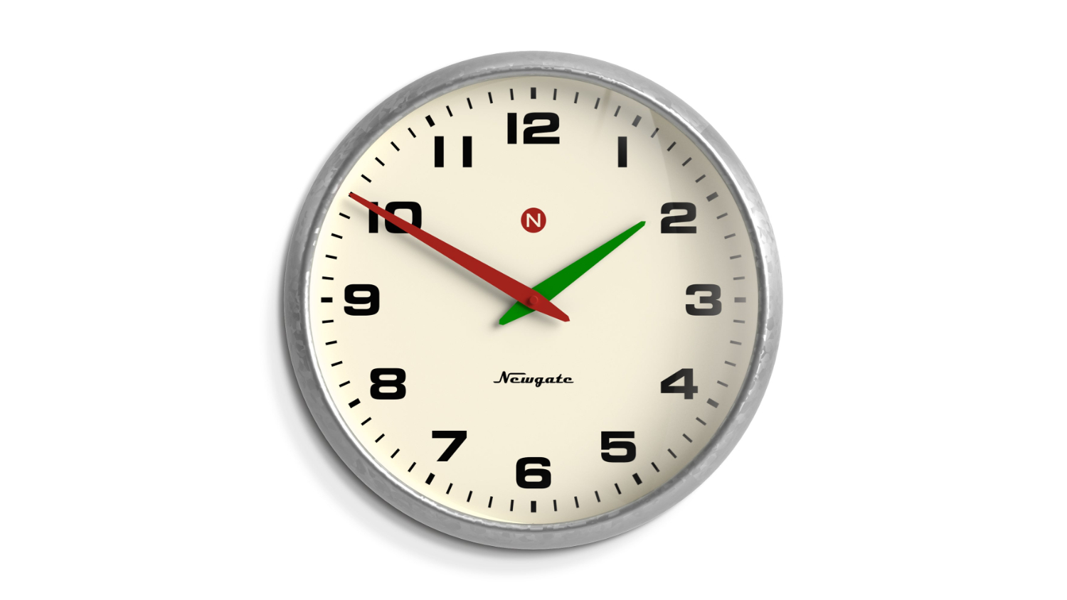 Newgate "Superstore Alpha Dial" Wall Clock - Grey