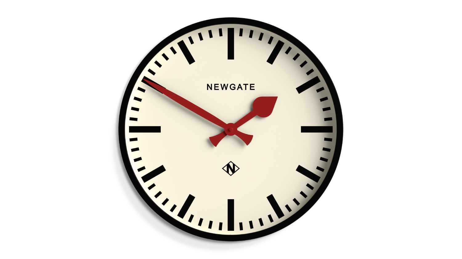 Newgate &quot;Universal Railway&quot; Wall Clock - Black