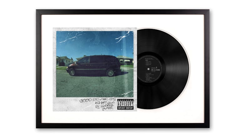 Kendric Lamar - Good Kid, M.A.A.D City Framed Vinyl + Album Art