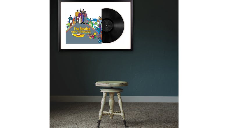 The Beatles - Yellow Submarine Framed Vinyl + Album Art