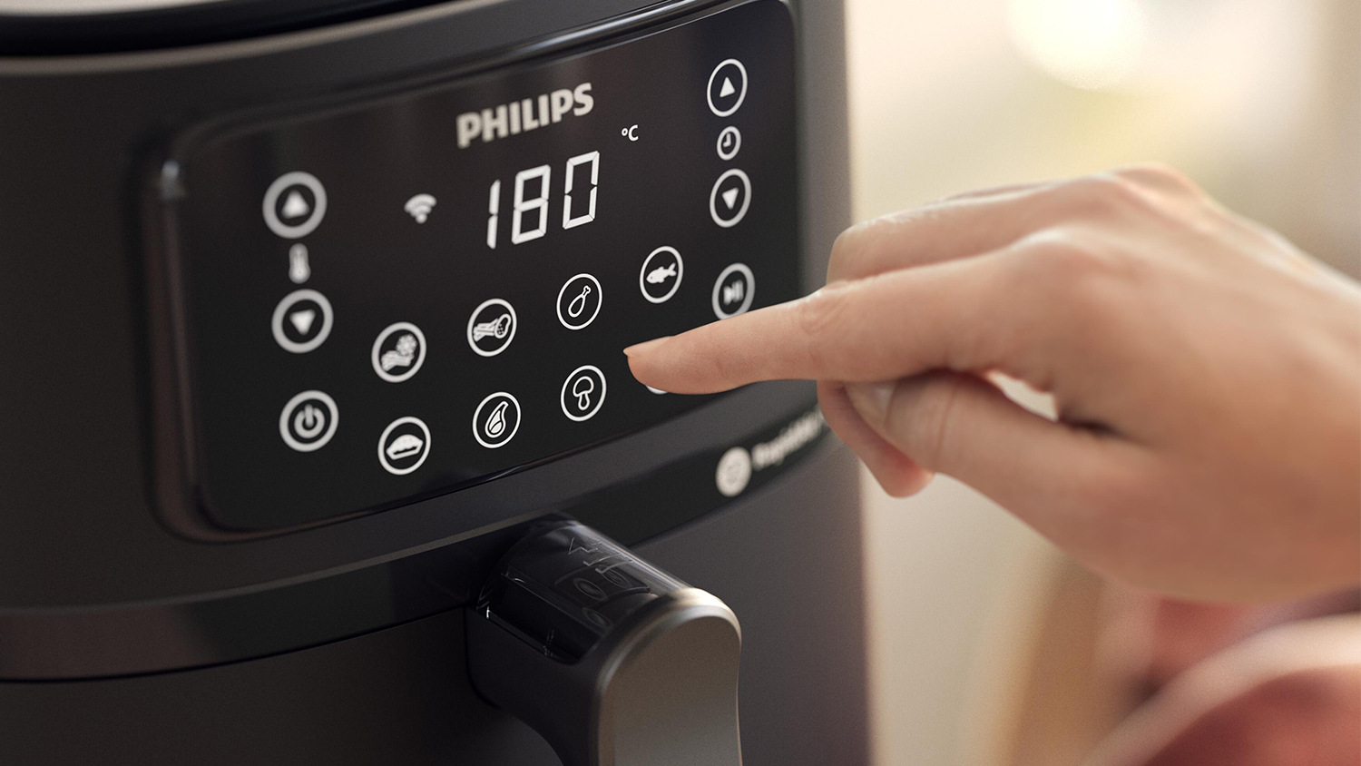 Philips 5000 Series XXL Connected 7.2L Air Fryer Black/Dark Silver