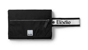 Elodie Portable Washable Changing Pad w/ Pocket - Off Black