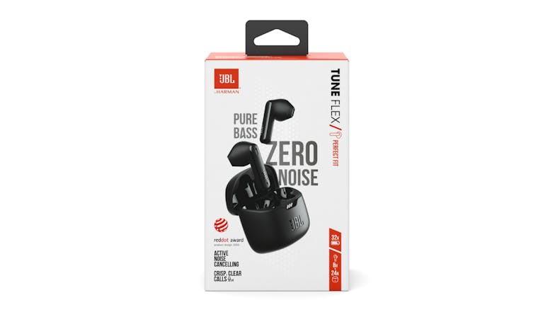 JBL Tune Flex Active Noise Cancelling True Wireless In-Ear Headphones - Black