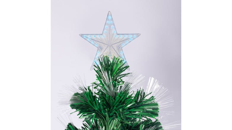 Christabelle Pre-Decorated Fiber Optic Christmas Tree 1.5m