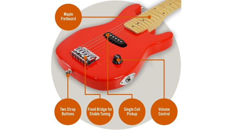 3rd Avenue Junior Electric Guitar Starter Pack - Red