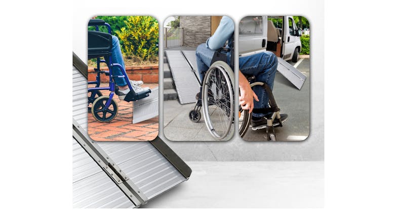 Klika Aluminum Portable Wheelchair Ramp 122cm