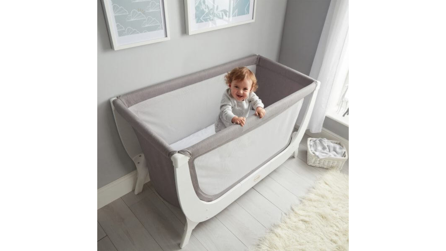 Shnuggle Air Toddler Cot Kitset Dove Grey Harvey Norman New Zealand