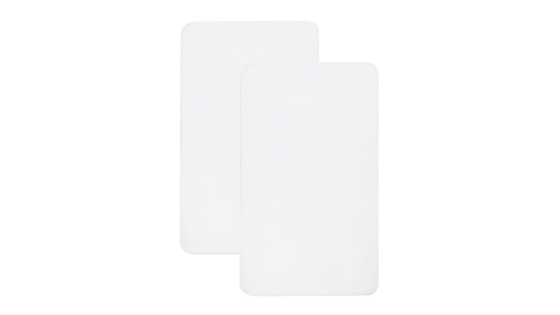 Shnuggle AirFlow Waterproof Crib Sheet 2pcs. - White