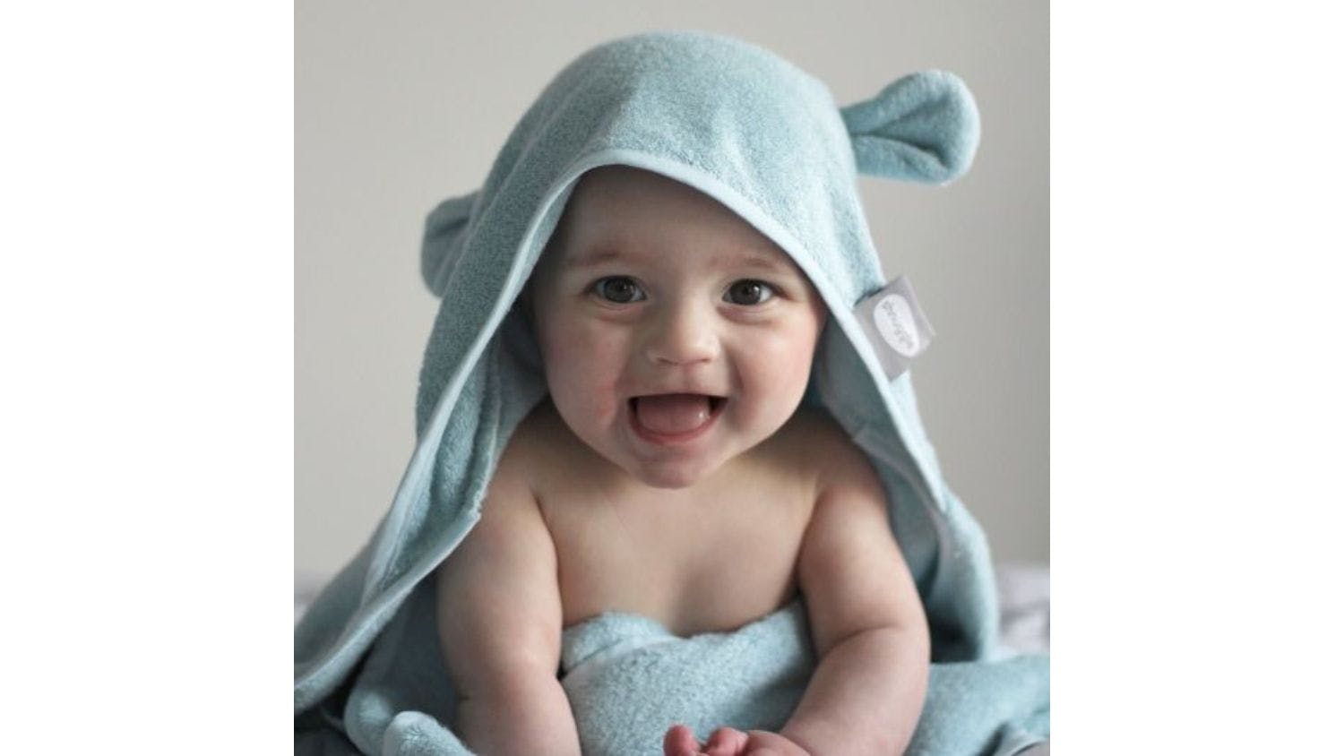 Shnuggle Wearable Baby Towel w/ Ears - Blue