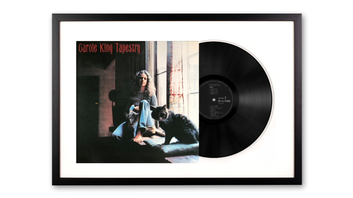 Carole King - Tapestry Framed Vinyl + Album Art