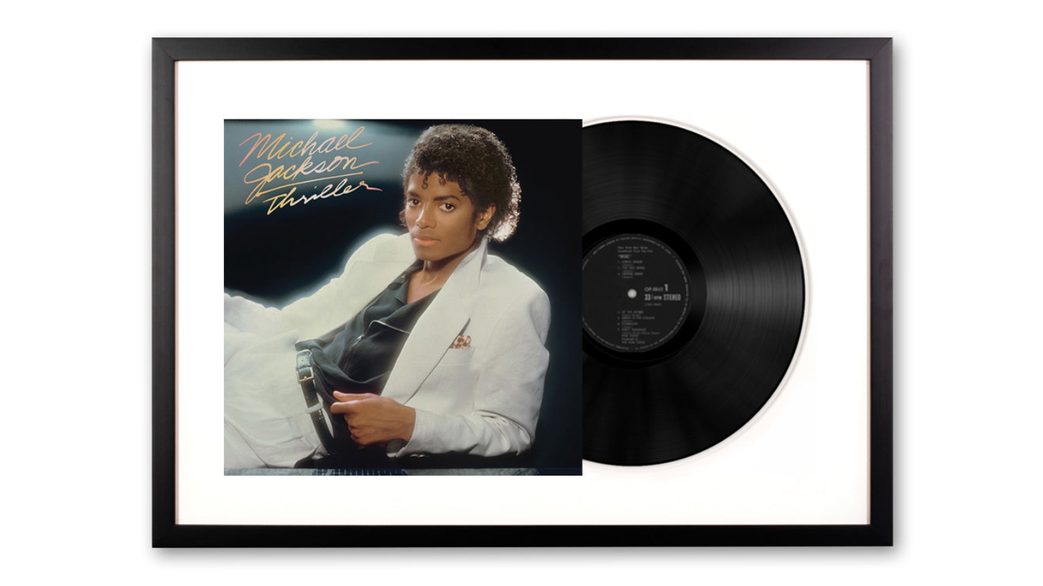 MICHAEL JACKSON THRILLER VINYL ALBUM ART