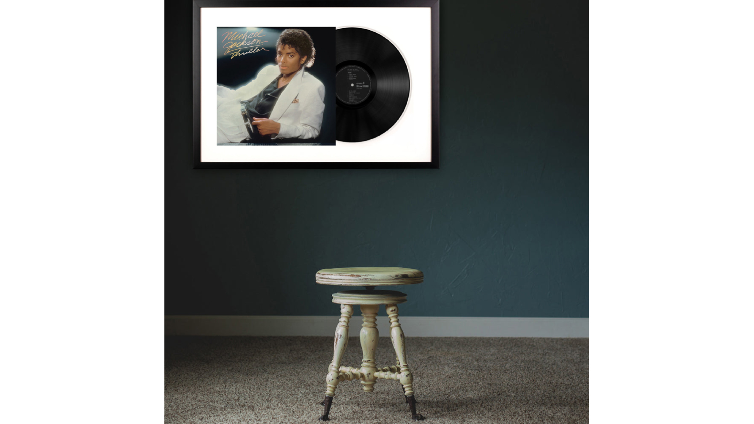 MICHAEL JACKSON THRILLER VINYL ALBUM ART