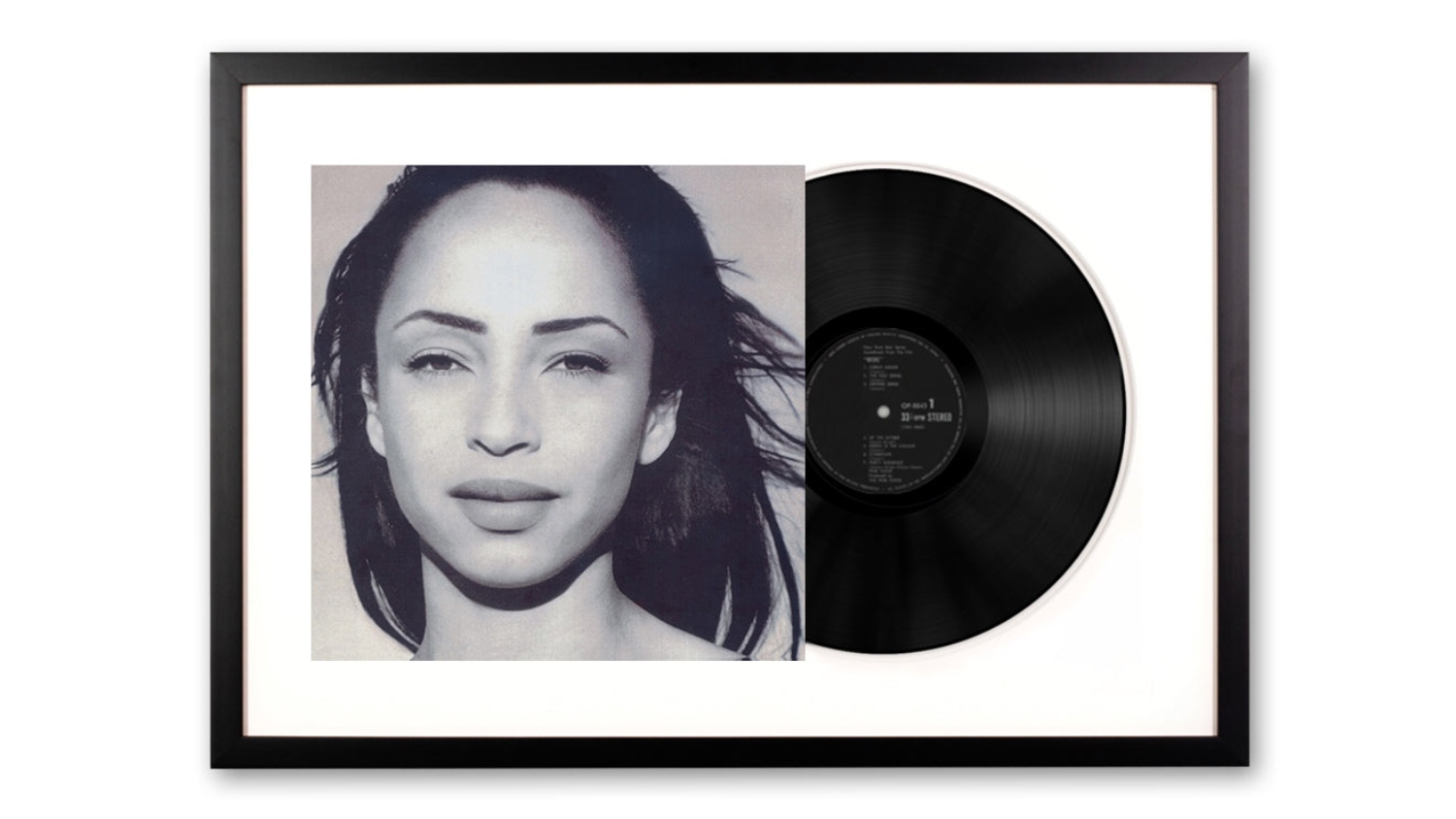 Sade - The Best Of Sade Framed Vinyl + Album Art