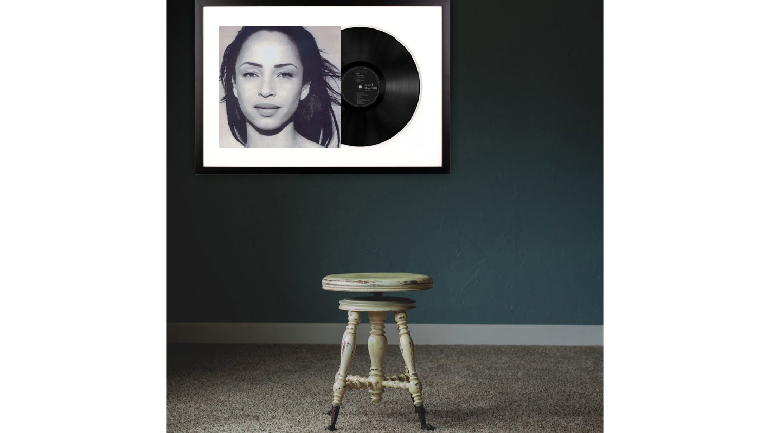 Sade - The Best Of Sade Framed Vinyl + Album Art