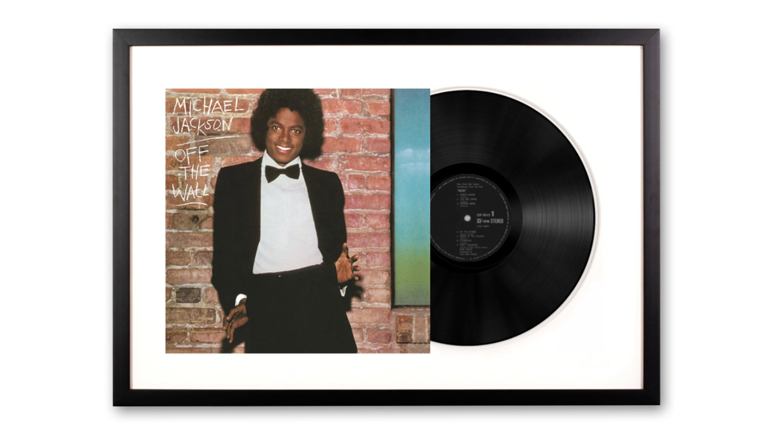 Michael Jackson - Off The Wall Framed Vinyl + Album Art