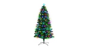 Christabelle Pre-Decorated Fiber Optic Christmas Tree 1.8m