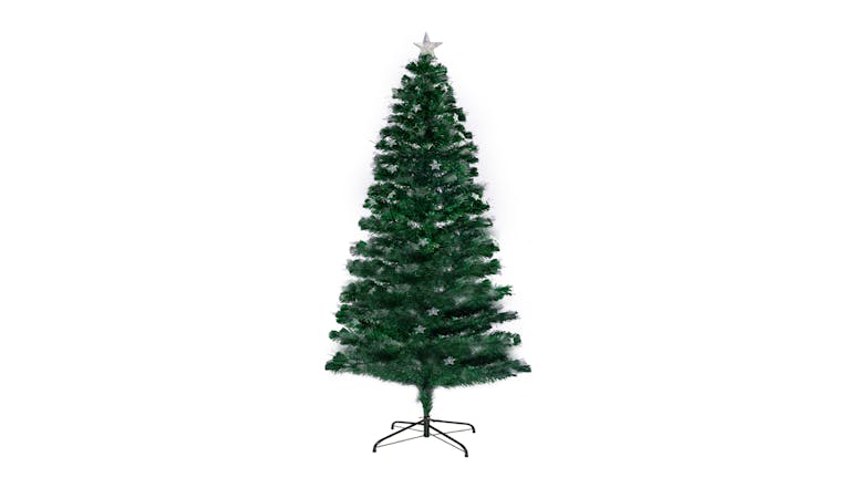 Christabelle Pre-Decorated Fiber Optic Christmas Tree 1.8m