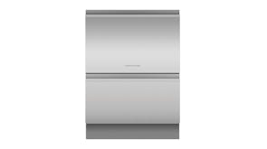 Fisher & Paykel 14 Place Settings 6 Program Built-Under Double Drawer Dishwasher - Stainless Steel (Series 9/DD60D4NX9)