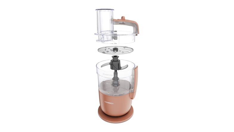 Kenwood MultiPro Go Super Compact Food Processor - Clay Red