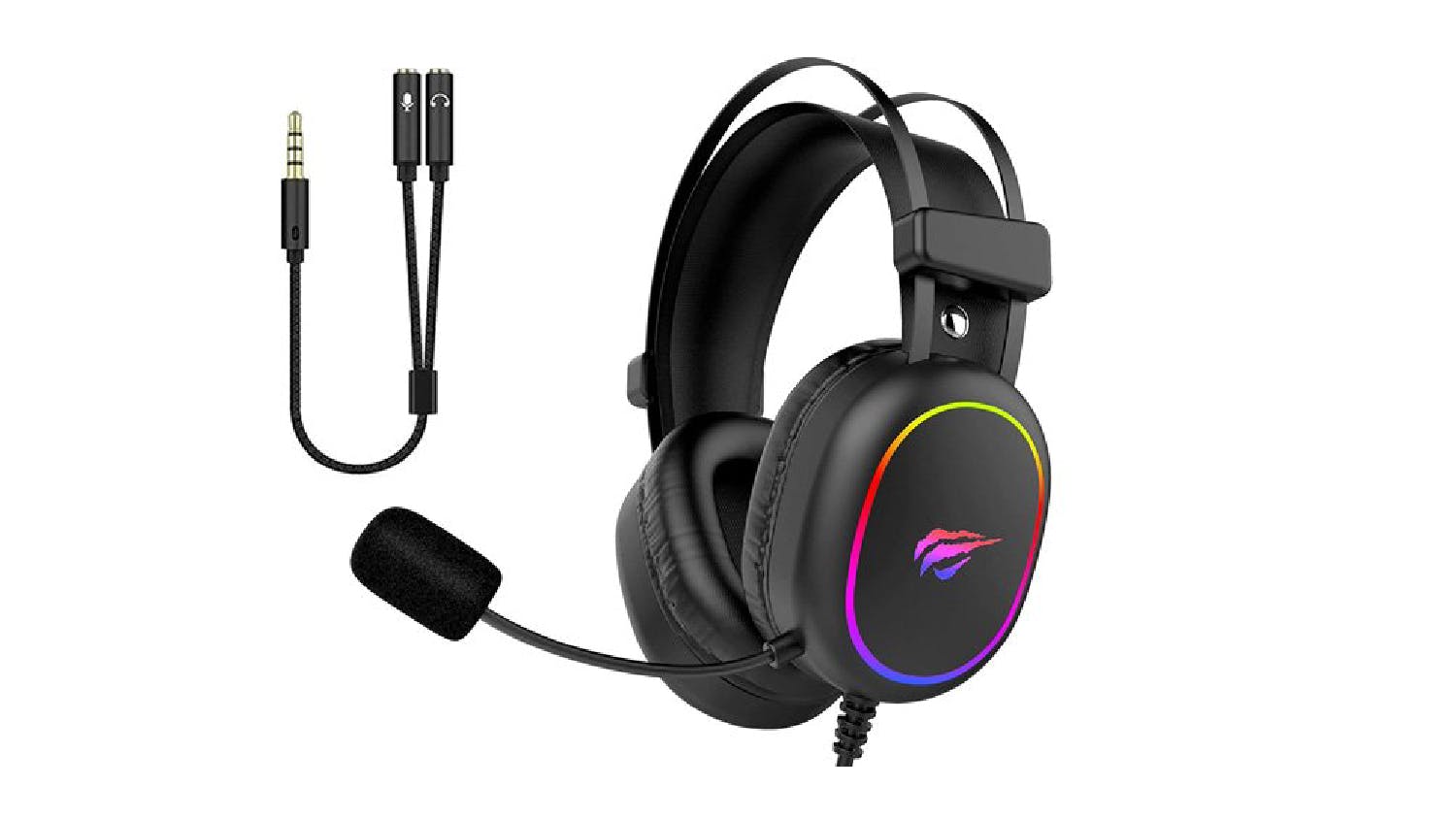 Havit H2016D RGB Gaming Headset w/ Omnidirectional Microphone