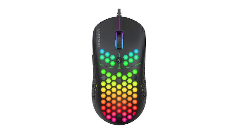 Havit MS878 RGB Lightweight Wired Speed Gaming Mouse - Black